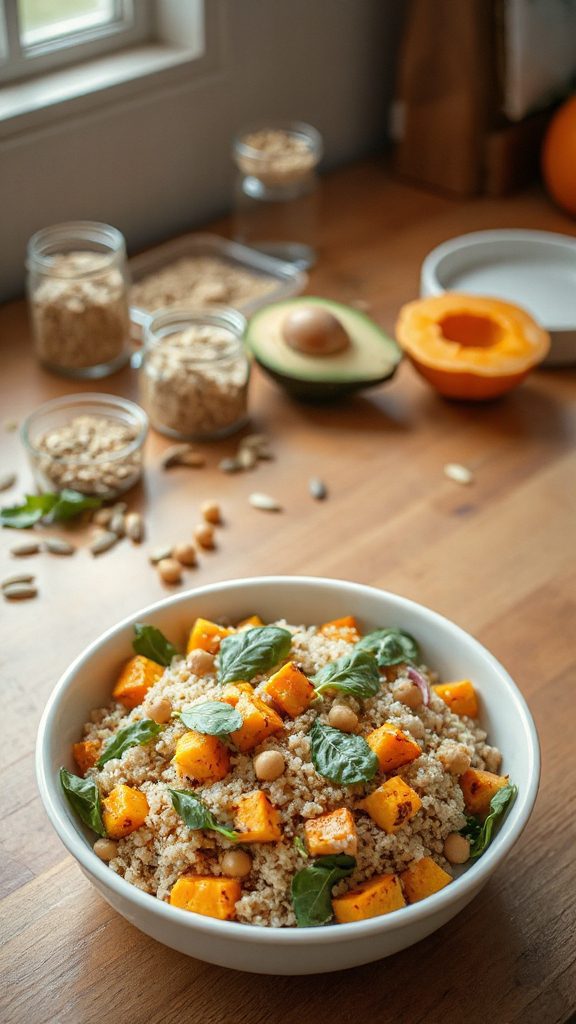 pumpkin quinoa salad recipe