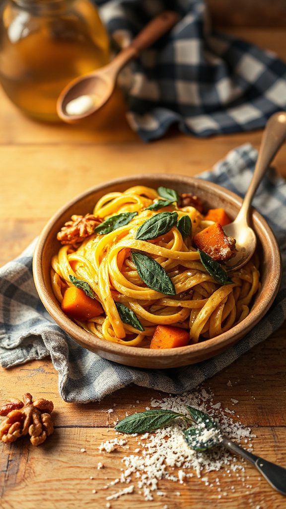 pumpkin sage brown butter pasta