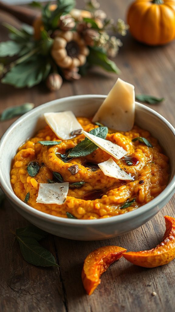 pumpkin sage risotto delight