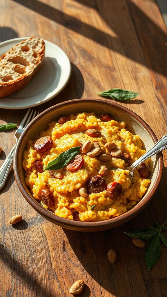 pumpkin sage risotto recipe