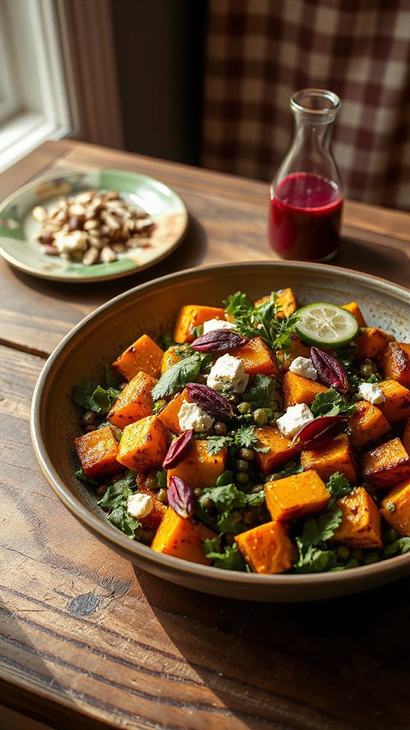 pumpkin salad with beets