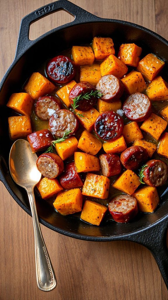 pumpkin sausage skillet recipe