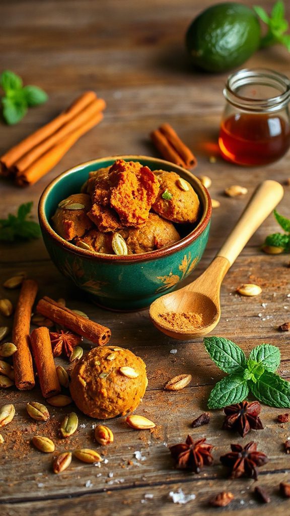 pumpkin spice avocado bites