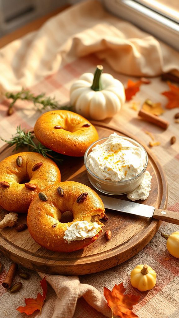pumpkin spice bagels recipe