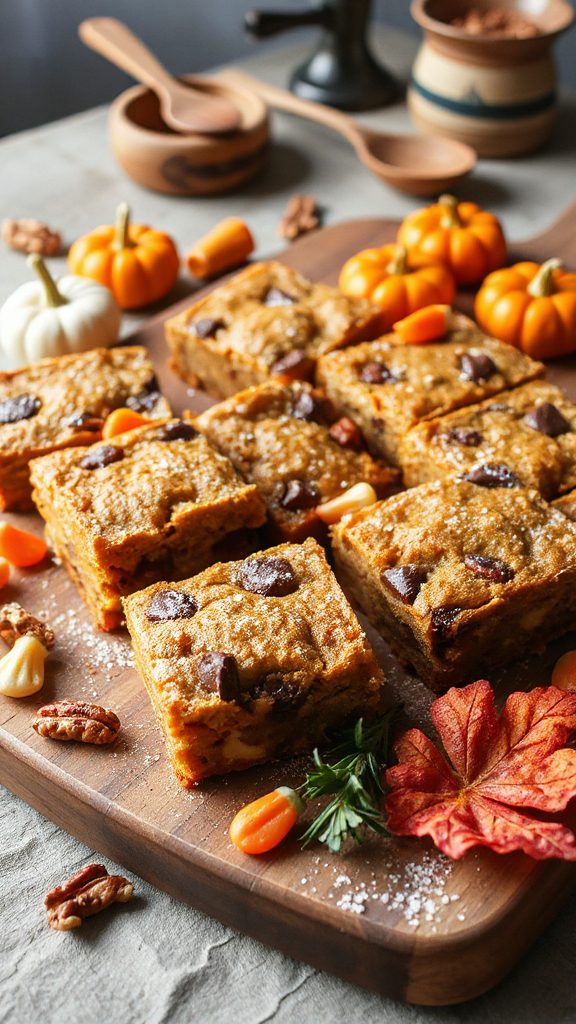 pumpkin spice blondie recipe