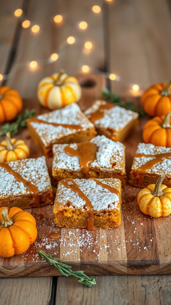 pumpkin spice blondies recipe