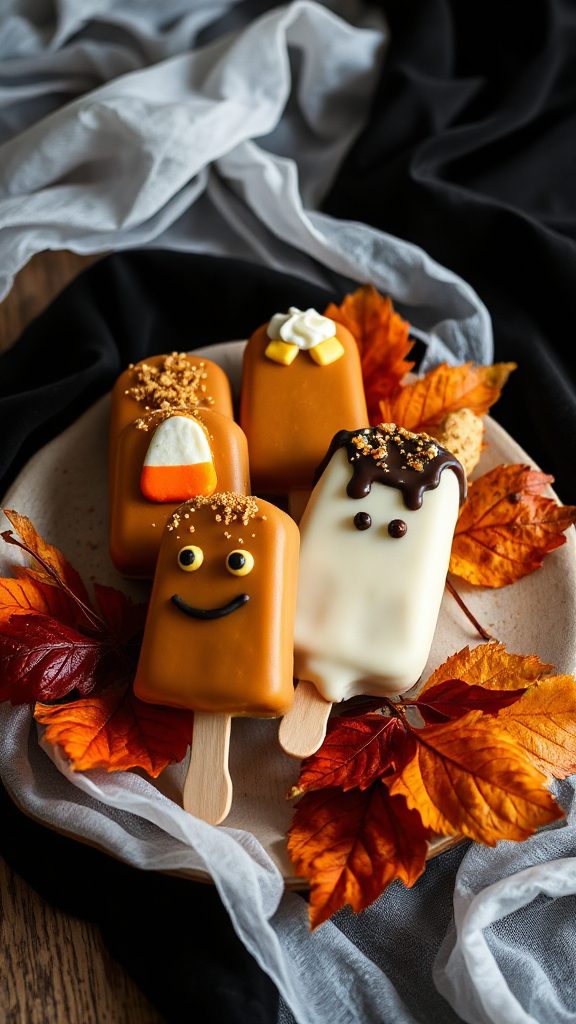 pumpkin spice cakesicle treats