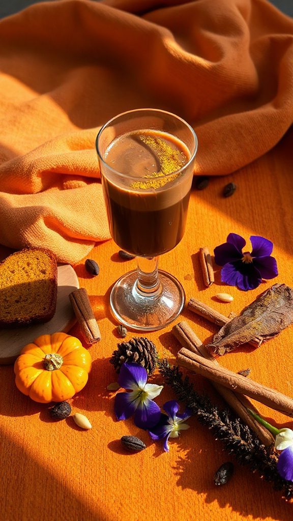 pumpkin spice cauliflower smoothie