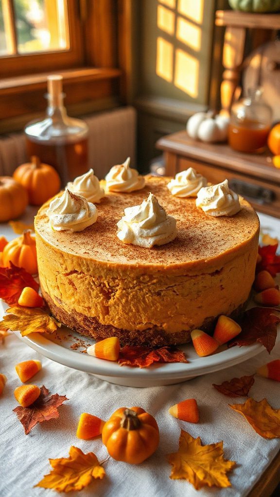 pumpkin spice cheesecake recipe