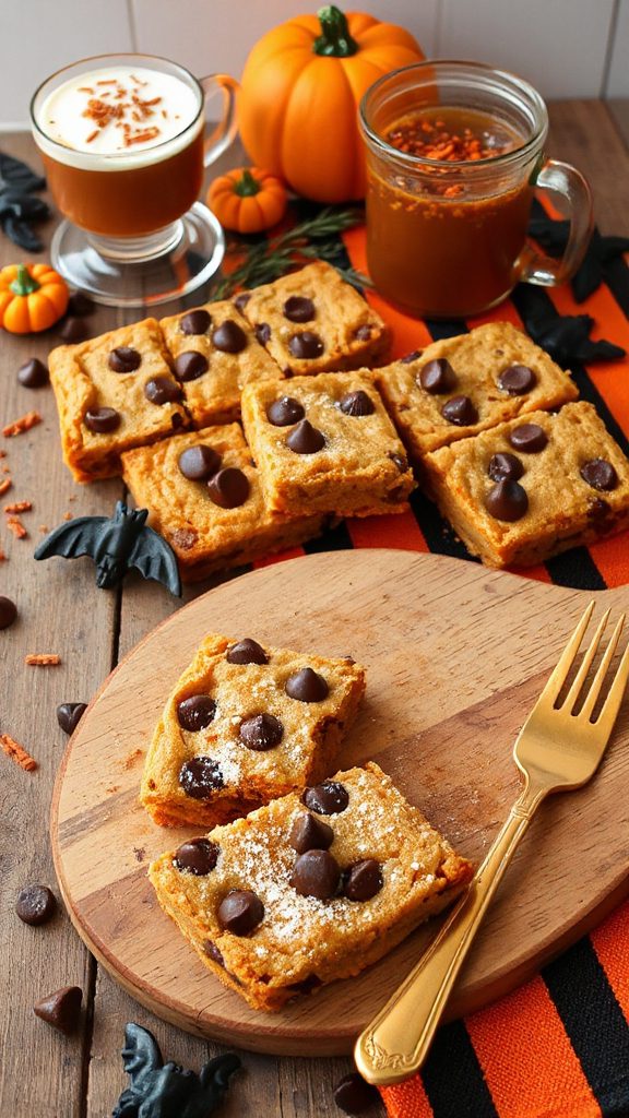 pumpkin spice chocolate bars