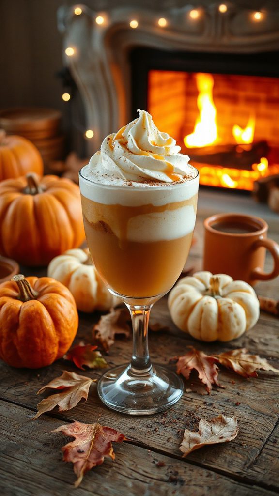 pumpkin spice cocktail delight