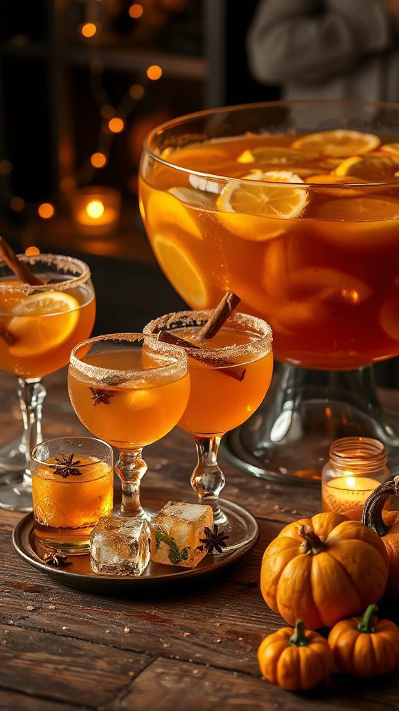 pumpkin spice cocktail delight