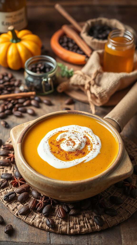 pumpkin spice coffee delight