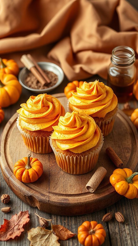 pumpkin spice cupcakes recipe