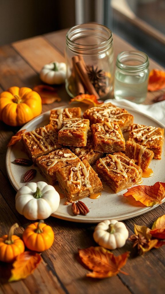 pumpkin spice dessert bars