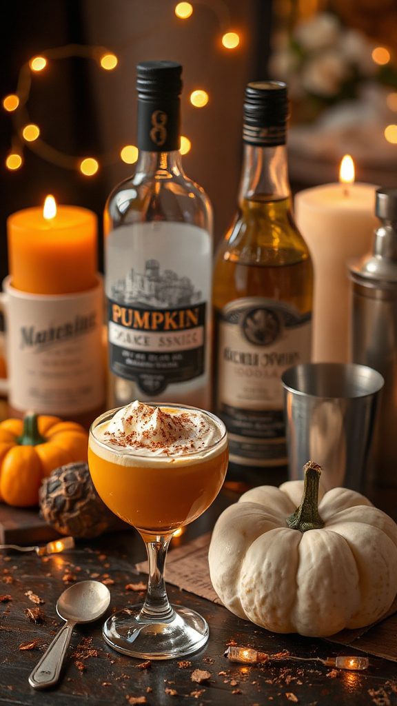 pumpkin spice flavored cocktail