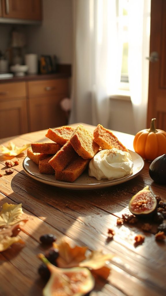 pumpkin spice french toast sticks