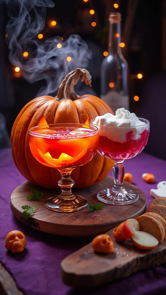 pumpkin spice halloween punch