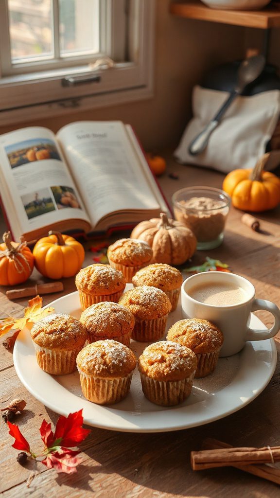 pumpkin spice mini muffins