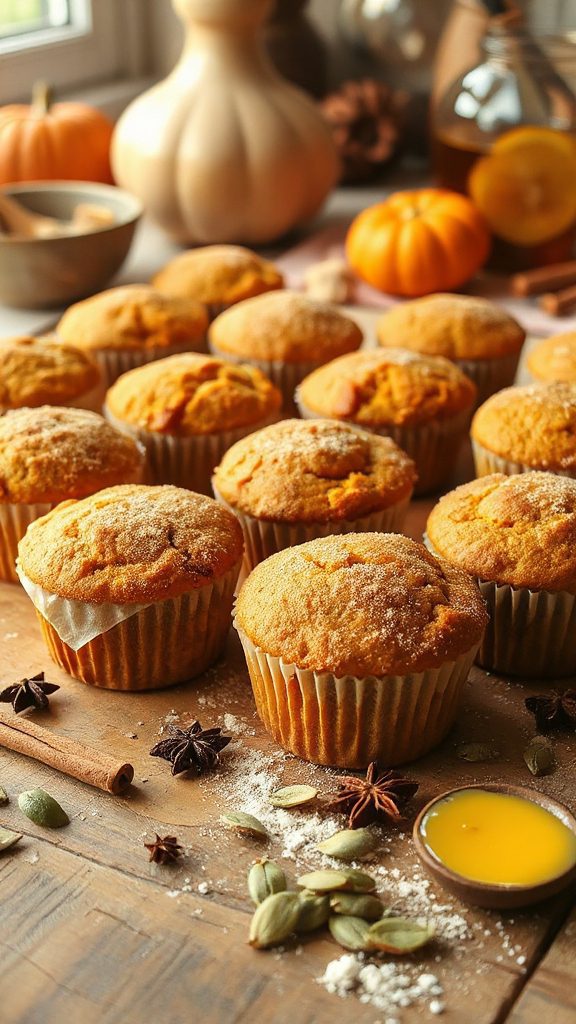 pumpkin spice muffins recipe