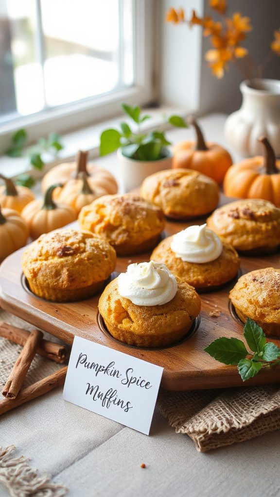 pumpkin spice muffins recipe
