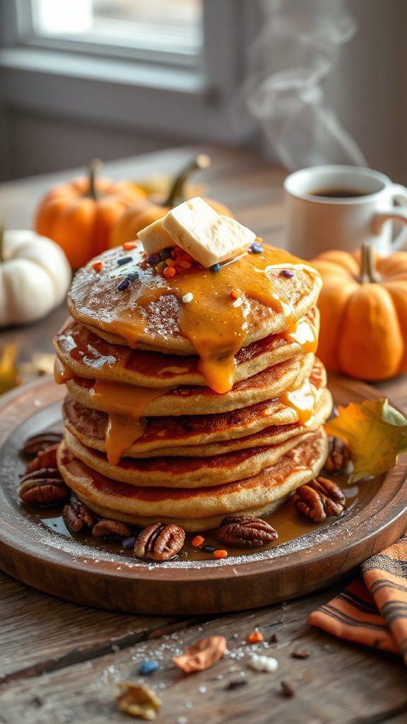 pumpkin spice pancake delight