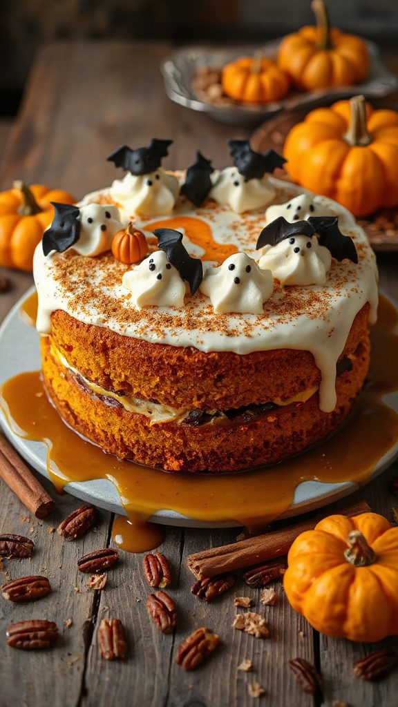 pumpkin spice poke cake
