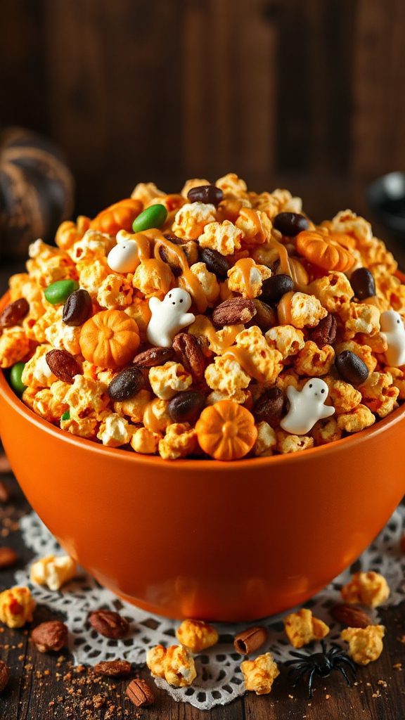 pumpkin spice popcorn delight