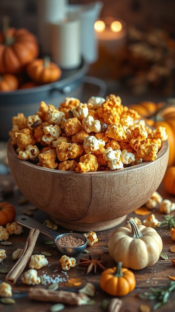 pumpkin spice popcorn recipe