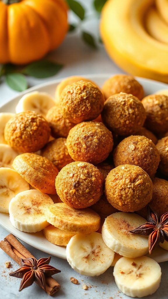 pumpkin spice protein balls