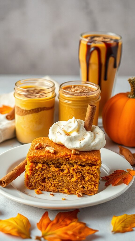 pumpkin spice protein smoothie