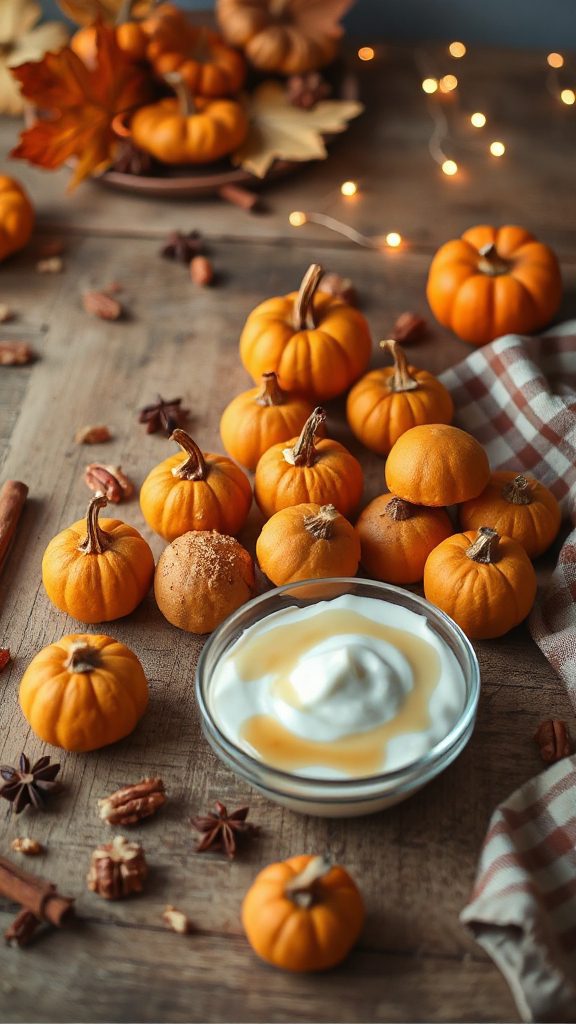 pumpkin spice vegan energy bites