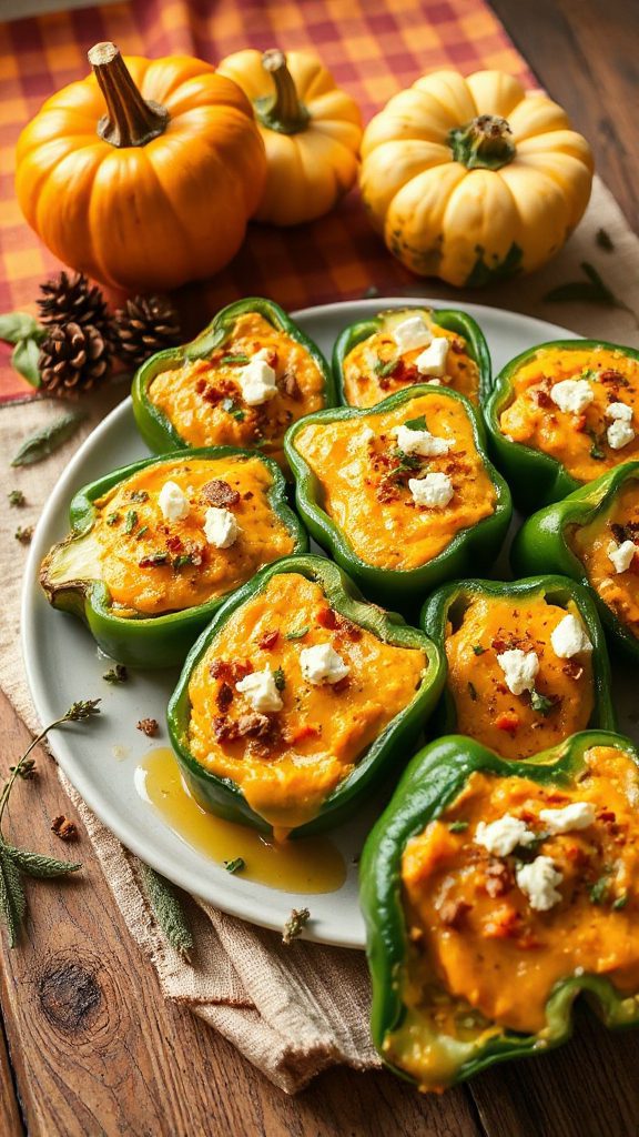 pumpkin stuffed bell pepper recipe
