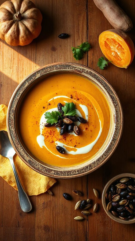 pumpkin sweet potato soup