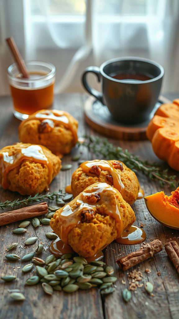 pumpkin tempeh honey bread