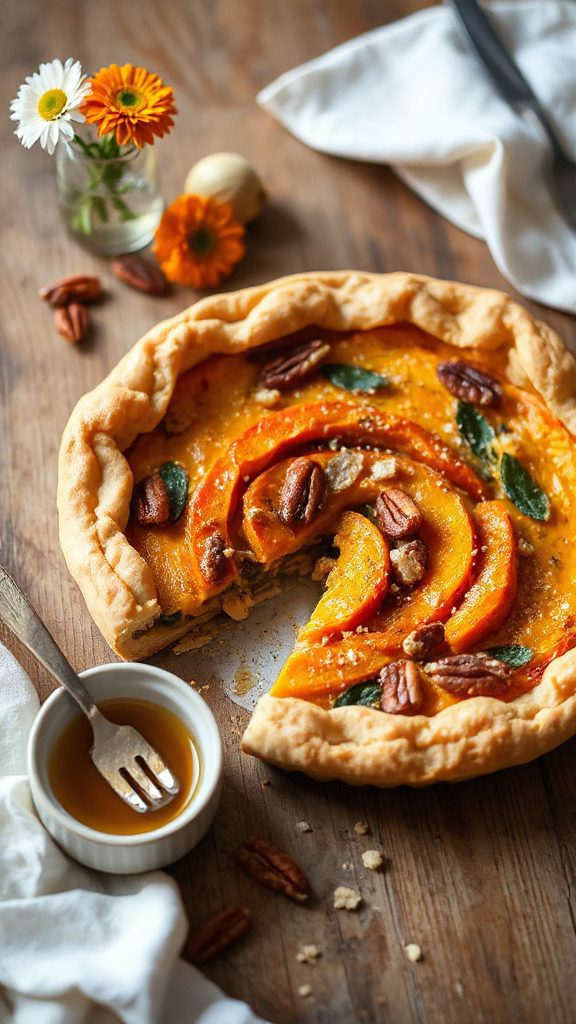 pumpkin tempeh quiche recipe