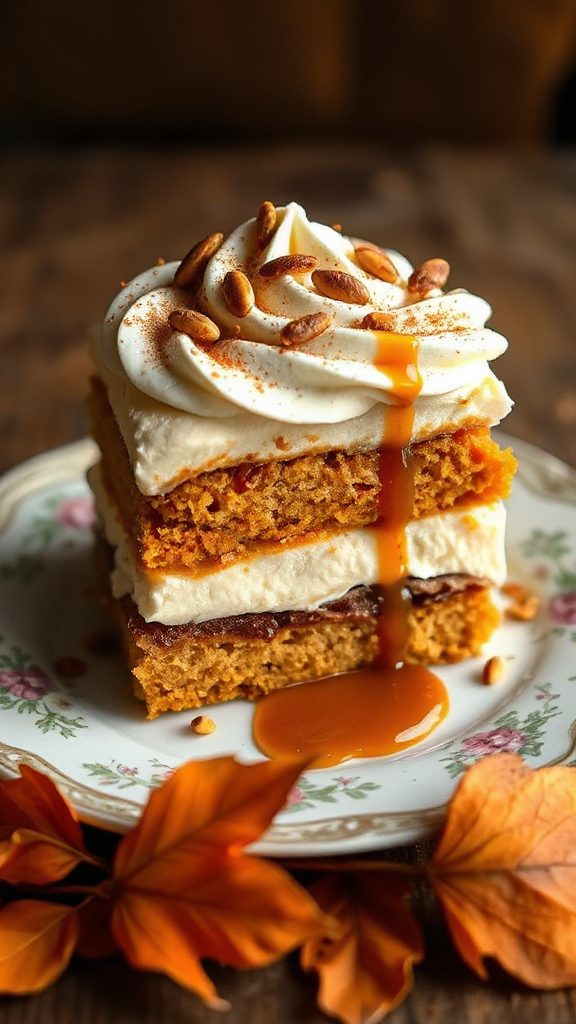 pumpkin tiramisu with spice