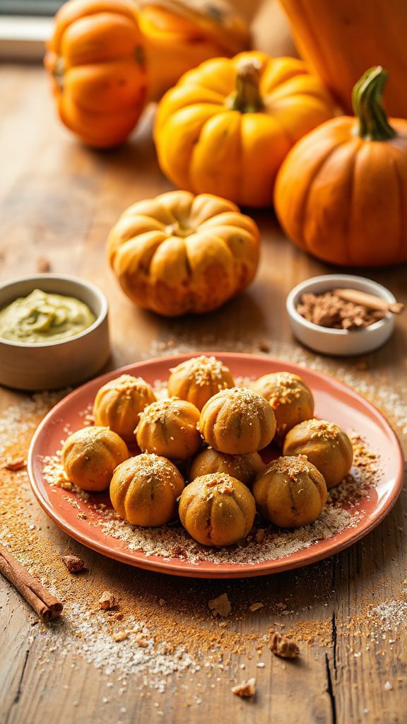 pumpkin wasabi protein bites