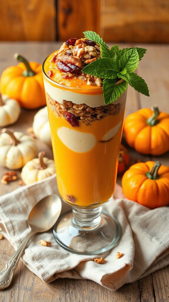 pumpkin yogurt parfait recipe