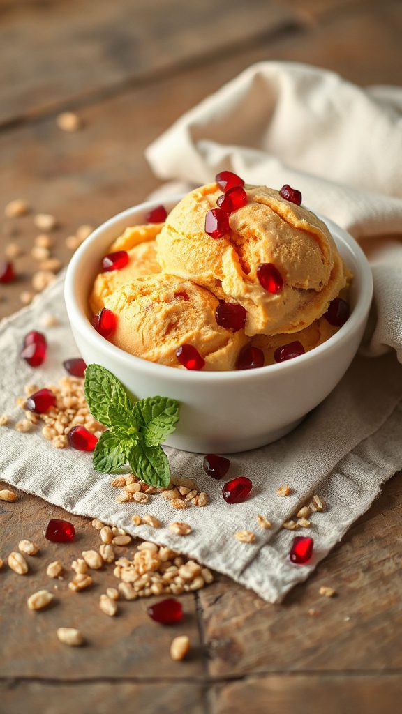 quinoa infused gluten free ice cream