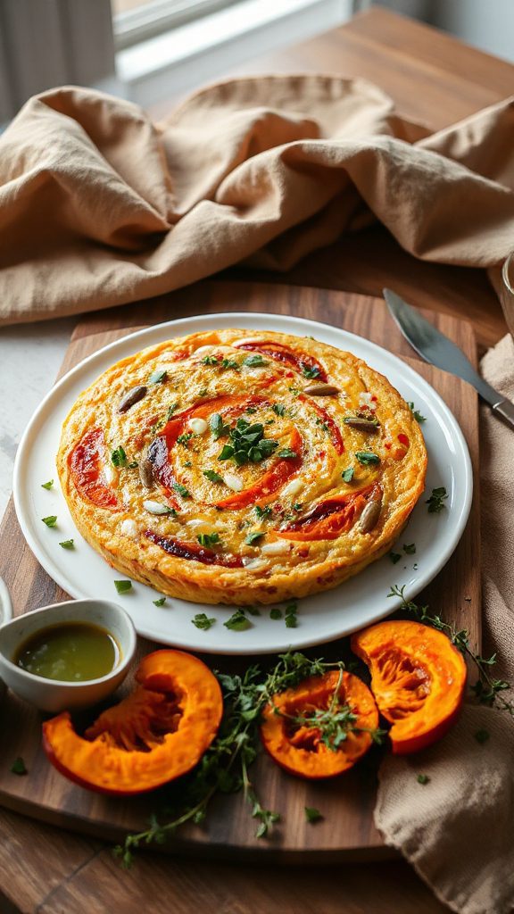 quinoa pumpkin frittatas recipe