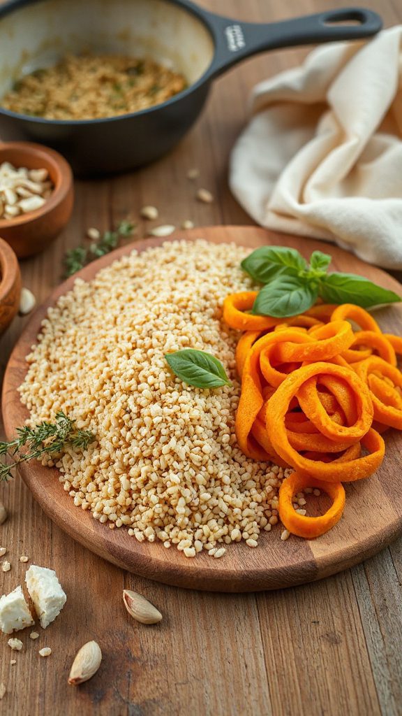 quinoa pumpkin noodle casserole