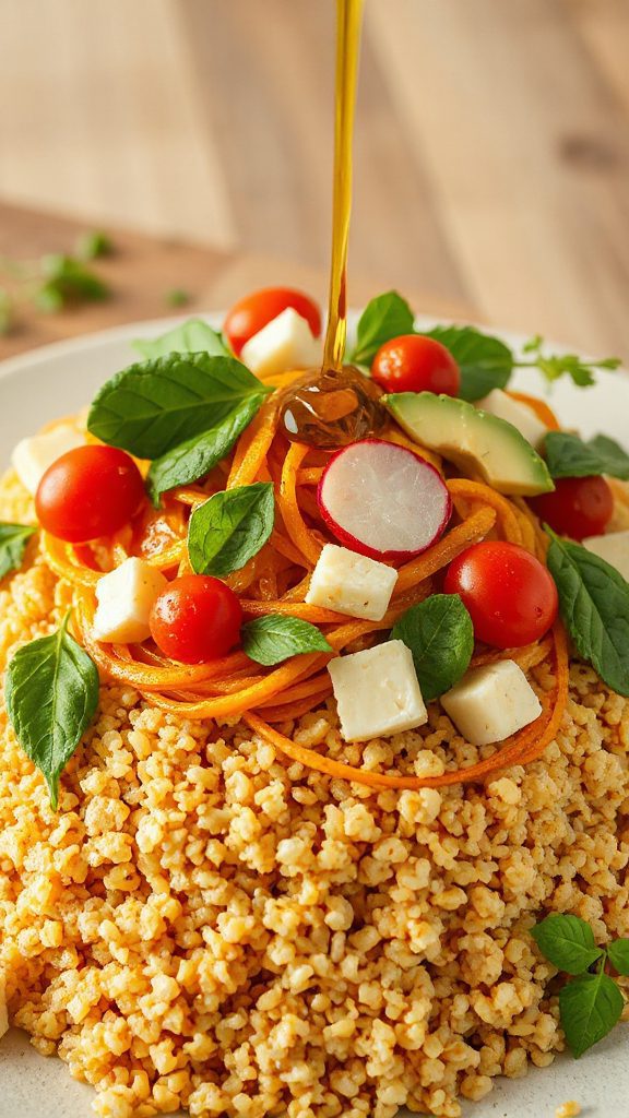 quinoa pumpkin noodle salad