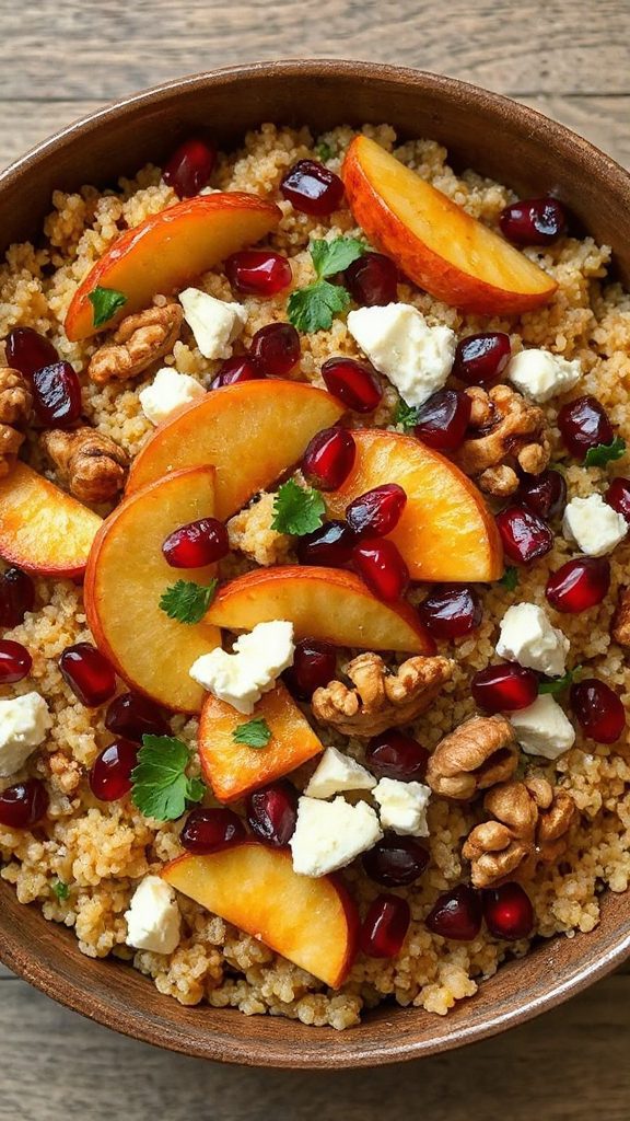 quinoa salad with apples