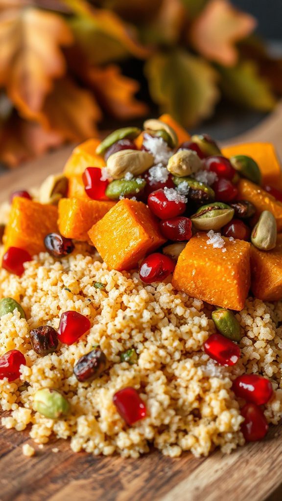 quinoa salad with pumpkin