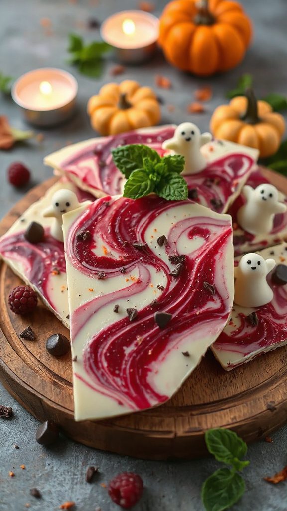 raspberry white chocolate bark