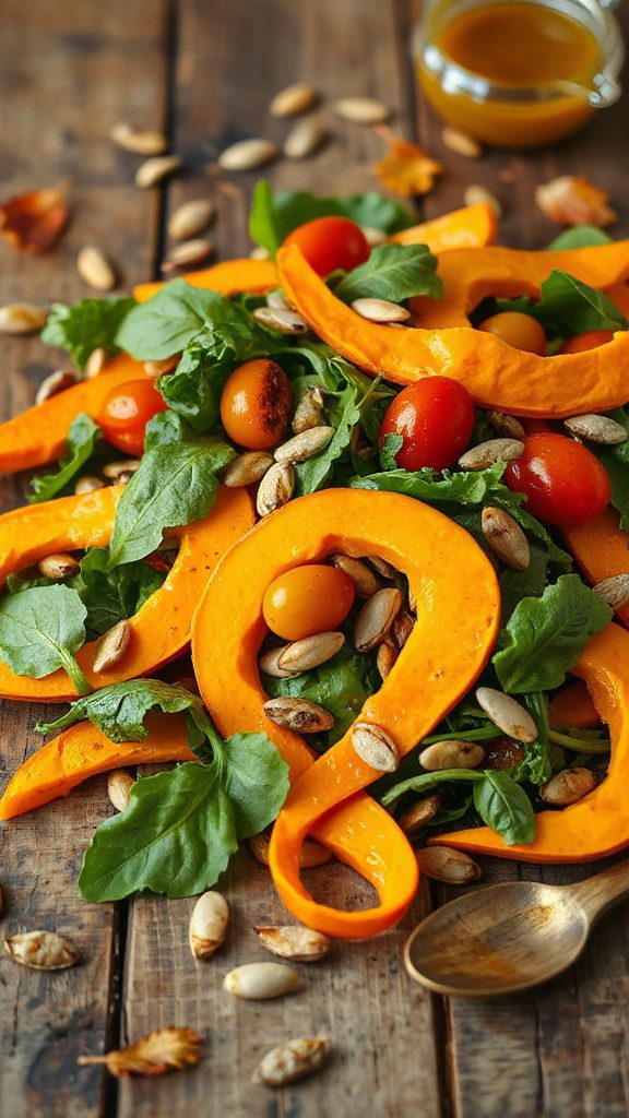 raw pumpkin salad recipe