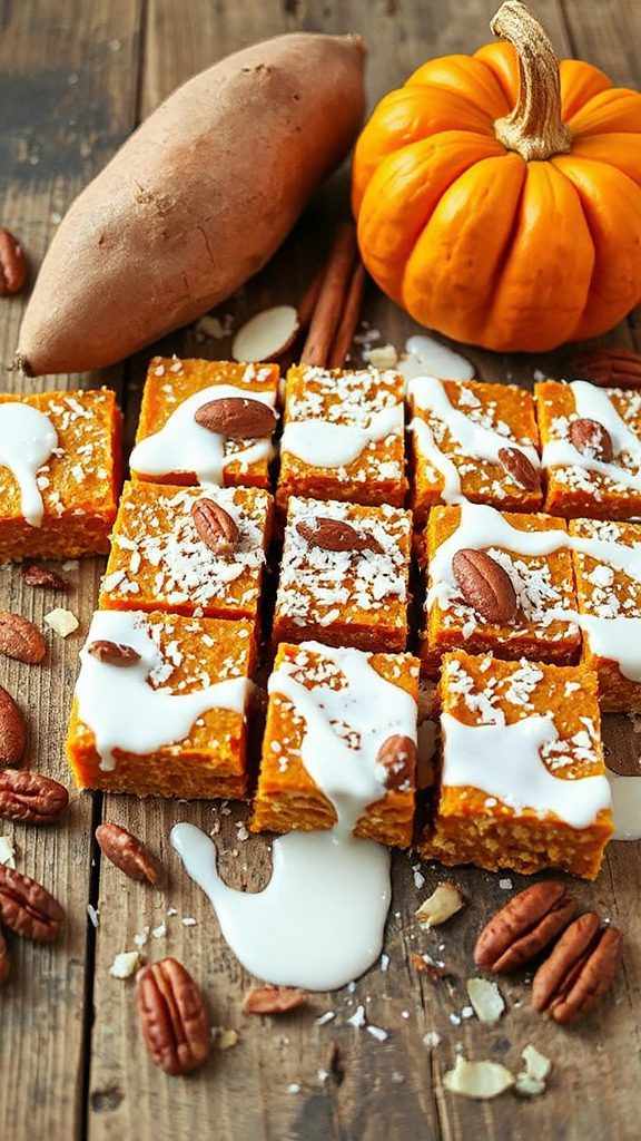 raw sweet potato bars