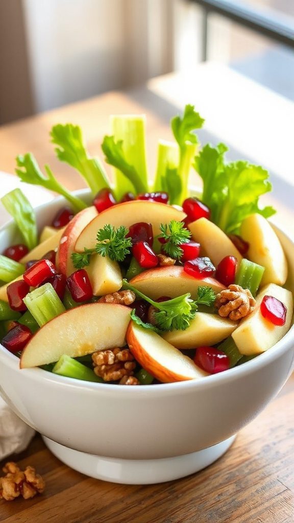 refreshing apple celery salad