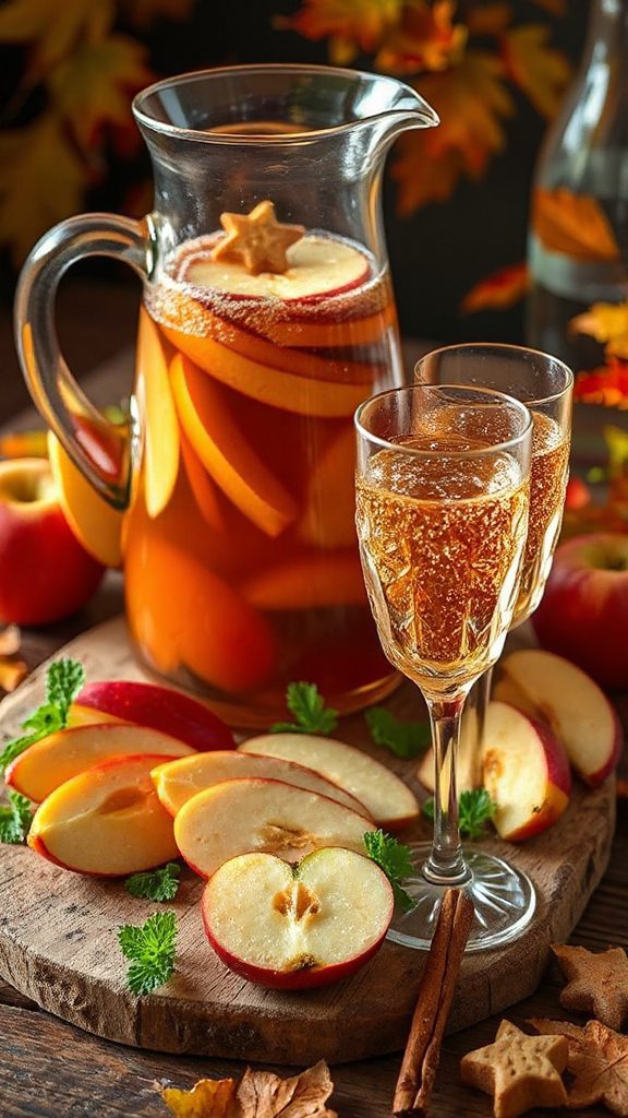 refreshing apple ginger punch